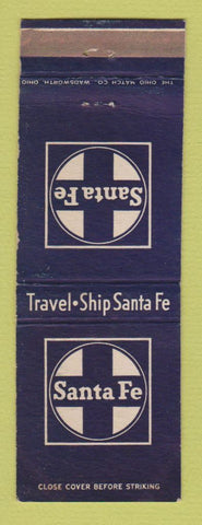 Matchbook Cover - Santa Fe Railroad