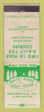 Matchbook Cover - White Pines Golf Club Bensenville IL