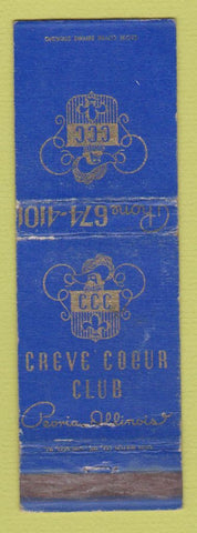 Matchbook Cover - Creve Coeur Club Peoria IL WEAR