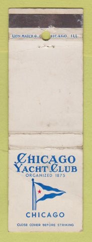 Matchbook Cover - Chicago Yacht Club IL WORN