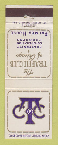 Matchbook Cover - Traffic Club of Chicago IL Palmer House