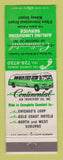 Matchbook Cover - Continental Bus Service Limo Chicago IL O'Hare