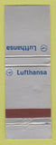 Matchbook Cover - Lufthansa Airlines Atika WEAR