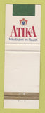 Matchbook Cover - Lufthansa Airlines Atika WEAR
