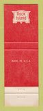 Matchbook Cover - Rock Island Railroad WEAR