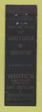 Matchbook Cover - White's Cafe Motel Richfield oil gas Mojave CA Midget