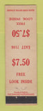Matchbook Cover - LY Billingsley Motors Porland OR Pontiac Midget