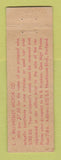 Matchbook Cover - LY Billingsley Motors Porland OR Pontiac Midget