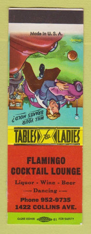 Matchbook Cover - Flamingo Cocktail Lounge Miami? SAMPLE WEAR