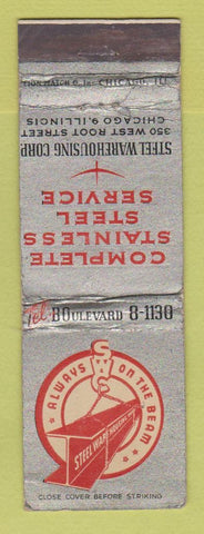 Matchbook Cover - Steel Warehousing Corp Chicago IL WEAR