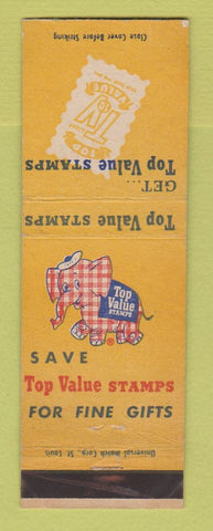 Matchbook Cover - Top Value Stamps Grocery