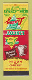 Matchbook Cover - Lincoy Feed Molasses Denver Omaha Sioux City SAMPLE WORN