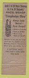 Matchbook Cover - Hazel Bishop Cosmetics Lipstick Nail Polish WEAR