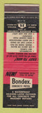 Matchbook Cover - Bondex Concrete Patch WORN