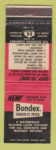 Matchbook Cover - Bondex Concrete Patch WORN