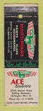 Matchbook Cover - Ace Hardware Arlington Heights IL OWRN