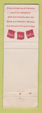 Matchbook Cover - Carson Pirie Scott Chicago IL