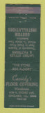 Matchbook Cover - Cassidy's Floor Covering Chicago IL WEAR