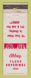 Matchbook Cover - Abbey Floor Coverings Alma MI? WORN