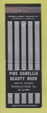 Matchbook Cover - Pink Camellia Beauty Salon Franklin Park IL