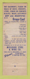 Matchbook Cover - Armor Coat St Louis MO Missouri Steel Wire WORN BACK