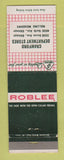 Matchbook Cover - Roblee Shoes Crawford Stores Chicago Rolling Meadows IL WEAR