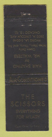 Matchbook Cover - The Scissors Salon Chicago IL