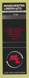 Matchbook Cover - Manchester Liners Montreal QC container shipping