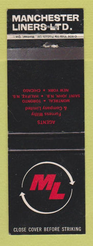 Matchbook Cover - Manchester Liners Montreal QC container shipping