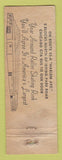 Matchbook Cover - Hub Roller Skating Chicago IL girlie POOR