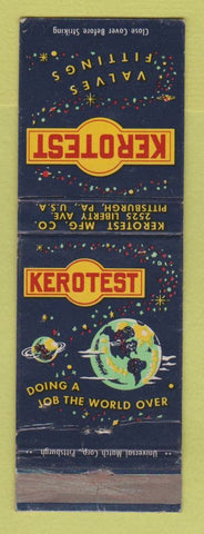 Matchbook Cover - Kerotest Valve Fittings Pittsburgh PA