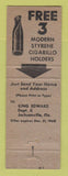 Matchbook Cover - King Edward Cigarillos Tobacco