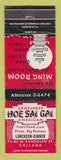 Matchbook Cover - Hoe Sai Gai Chinese Restaurant Chicago IL WORN