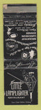 Matchbook Cover - Kennedy's Little Lamplighter Restaurant Detroit MI WORN