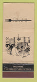 Matchbook Cover - Peter Evans Eating House London UK England WEAR 30 Strike