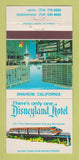 Matchbook Cover - Disneyland Hotel Anaheim CA 30 Strike
