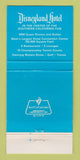Matchbook Cover - Disneyland Hotel Anaheim CA 30 Strike