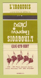 Matchbook Cover - L'Iroquois Montreal QC 30 Strike