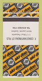 Matchbook Cover - Ski Doo Snowmobiles Mont Laurier QC Constantineau 30 Strike