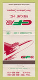 Matchbook Cover - CF Air Freight San Mateo CA 30 Strike