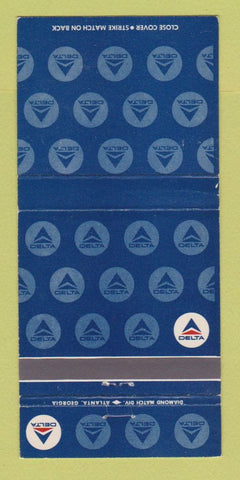 Matchbook Cover - Delta Airlines 30 Strike
