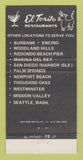 Matchbook Cover - El Torito Mexican Food Burbank Palm Springs CA 30 Strike