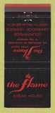 Matchbook Cover - Flame Steak House Countryside Oakbrook IL WEAR 30 Strike