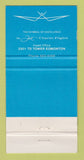 Matchbook Cover - WArdair Canada Airplanes Boeing 747 30 Strike