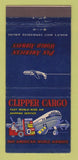 Matchbook Cover - Pan Am American Airlines Clipper Cargo 30 Stick