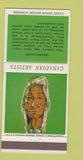 Matchbook Cover - Canadian Artists Indian Chief #1 30 Strike