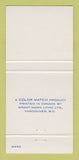 Matchbook Cover - Canadian Artists Indian Maiden 30 Strike