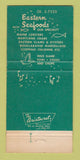 Matchbook Cover - Captain's Table Los Angeles CA lobster 30 Strike