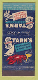 Matchbook Cover - Starn's Restaurant Atlantic City NJ lobster WEAR 30 Stick