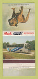 Matchbook Cover - Mack Trucks Bus 30 Strike